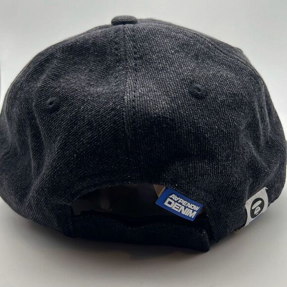 Aape by A Bathing APE hat - black denim cap- NWT - Picture 3 of 6